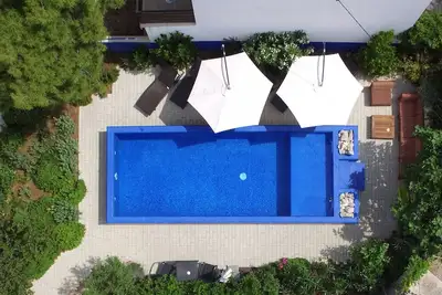 Image de Grand appartement, terrasse couverte, piscine chauffée
