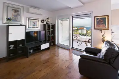 Image de Apartment Rosa 4 *, Appartement spacieux avec vue sur la mer