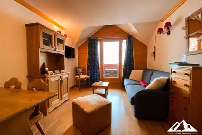 Image de Appartement cosy 4 personnes tout confort, parking couvert, pied des pistes