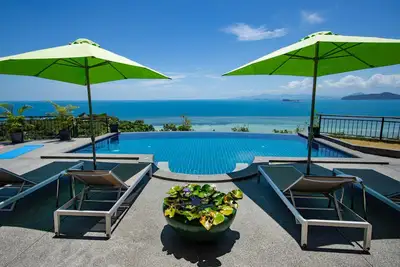 Image de Villa 2 chambres avec vue spectaculaire sur l'océan, piscine, jacuzzi, voiture gratuite et transferts