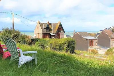 Image de 💋 La Belle Aultoise, vue mer, Ault Baie de Somme, villa 4 chambres Wifi Jardin