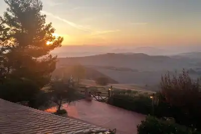 Image de Ferme à la campagne avec piscine privée et vue panoramique