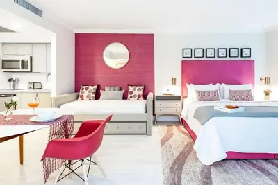 Image de Studio, Vue Mer, Kitchenette. Parc / Piscine / Gym Gratuit