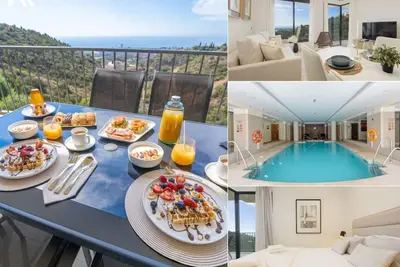 Image de Appartement moderne avec vues imprenables sur la mer