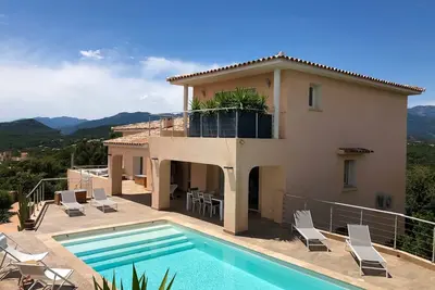 Image de Villa Caramontinu - villa familiale piscine chauffée clim, à 5' des plages