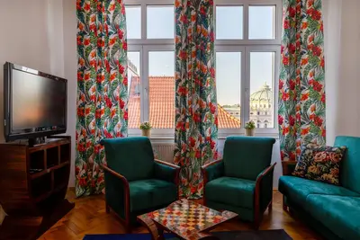 Image de Luxury Art deco suite with beautiful view of the Słowackiego theater
