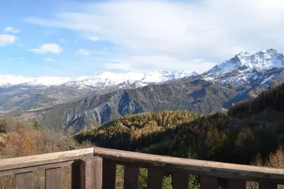 Image de Pra Loup 1600 :T2 Tout Confort Calme Vue Montagne Exceptionnelle