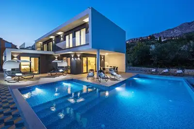 Image de Luxury villa Holiness in Dubrovnik, tennis court