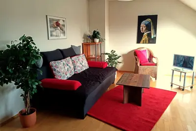 Image de Pforzheim Loft - appartement calme et central avec balcon, balcon et ascenseur