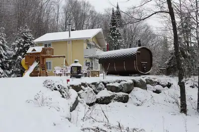 Le chalet à Saint Adolph D'Howard