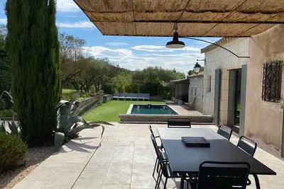 Image de Mas overlooking the Alpilles - breathtaking view, near Les Baux de Provence