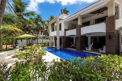 Maison en bord de mer South Akumal Bay. Endroit parfait pour les familles et les amis.
