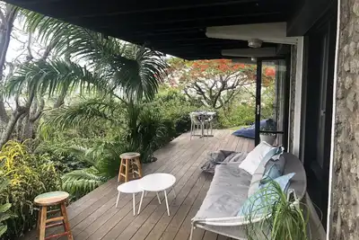 Image de Logement T2 vue mer, à St Denis avec accès jacuzzi, 2 personnes