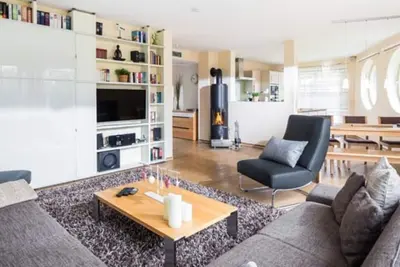Image de Luxury over 2 floors with fireplace and direct access to the sauna and fitness area