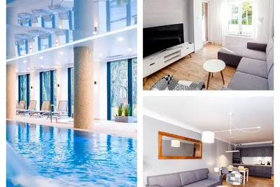 50m2 - Deluxe. Piscines, saunas et centre de fitness, à 400 m de la plage