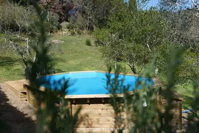 Image de Belle maison de vacances privée avec piscine privée, Wifi, Tv, patio, animaux admis, parking