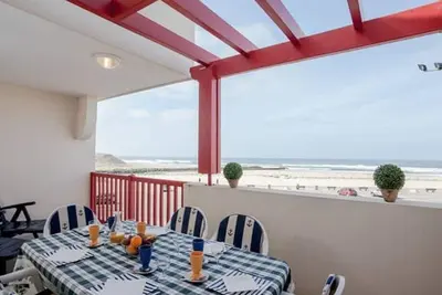 Image de Appartement T2 à Vieux-Boucau, terrasse, animaux admis, parking privé