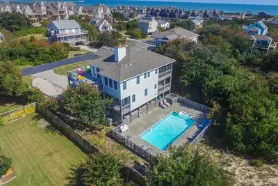 Luzon - 5 Br, 4. 5 Ab, Oceanside, Duck, , Piscine privée - Southern Shores Realty