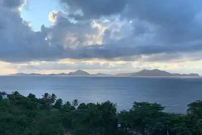 Image de Bas de villa «Karmelgab» 82m2 vue sur les Saintes