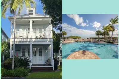Image de Piscine communautaire Islamorada Home Oceanview Dock Beach - Récif Anglers 2/2. 5