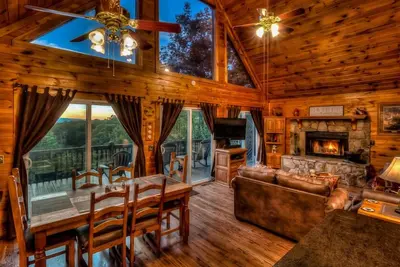 Image de My Mountain Lookout - Véranda grillagée | Vues incroyables | Table de billard