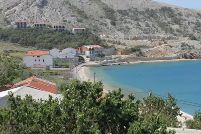 Image de Appartement d'une chambre avec la terrasse et la vue sur le mer Metajna, Pag (A-6336-b)