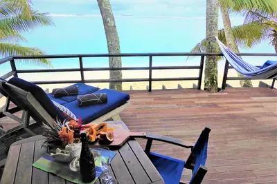 Image de Vaka on the Beach - au bord de la plage que vous pouvez obtenir sur la plage dorée de Vaimaanga