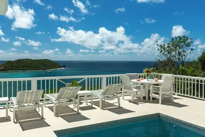 Image de Piscine, A / C, vue sur la baie Klein, à pied de la natation et de la plongée en apnée