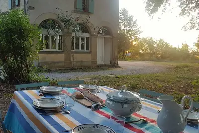 Image de Maison de famille avec piscine en pleine nature à Crest