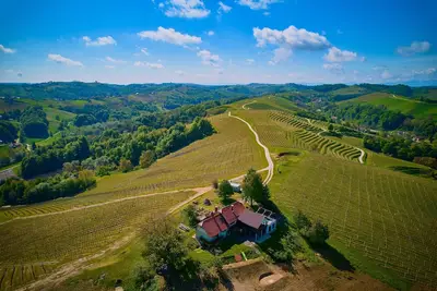 Image de Maison de luxe familiale au sommet de la colline avec vue imprenable.
