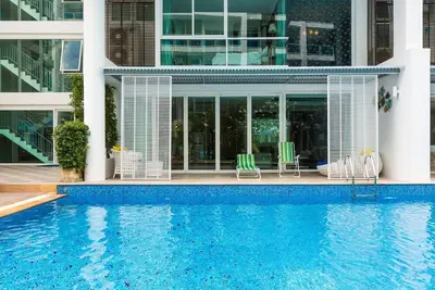 Image de Appartement duplex 3 Br avec accès piscine Parc aquatique gratuit