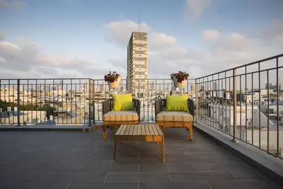 Image de Emilia Tlv - Penthouse Deluxe 1 chambre et balcon avec vue parfaite