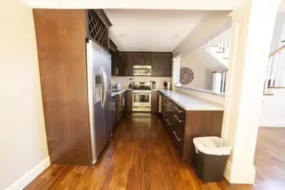 Image de Maison de ski avec bain à remous et très grands lits