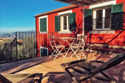 Détendez-vous dans le vert, entouré d'oliviers - app. Citron - Casa Novaro