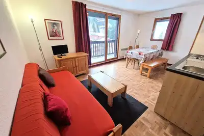 Image de 2 pièces +coin montagne 4/6personnes coeur station