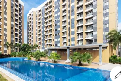 Image de Condo 1 Br intérieur avec Wifi, télévision par câble, douche chaude à Taytay - The Hive Resort