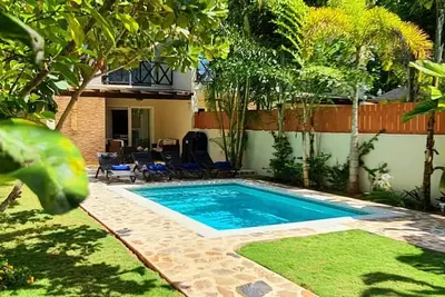 Image de Villa Individuelle 150m Plage - Piscine Privée - Jardin - Bbq – Wifi Gratuit