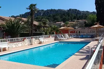 Image de Gitelacapelle avec 3 chambres piscine, à 10mm plages sauvages, cadre tropic. . . .