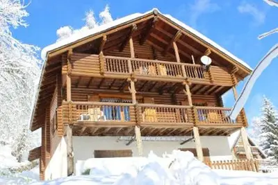 Image de Grand Chalet Finlandais, 10 Pers, A 7mn A Pied Des Pistes, Calme, Confort,