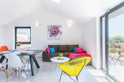 Image de Appartement de vacances pour 7 personnes env. 90 qmà Medulin, Istrie (Côte sud de l'Istrie)