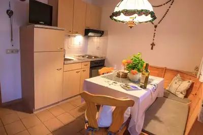 Image de Ferienwohnung Nr. 1, 28 qm, Schlafzimmer, Wohnzimmer mit Küchenzeile, Balkon, 3 Sterne, max. 2 Personen