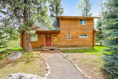 Image de Belle maison familiale avec foyer et foyer au gaz près du bassin de l'ours!