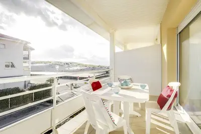 Image de Appartement T3 à 50m de l'océan, balcon sud, parking, pour 4 pers à Biscarrosse