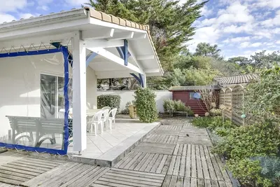 Image de Maison 6 pers, jardin clos, calme, proche plage, animaux admis, parking, Wifi