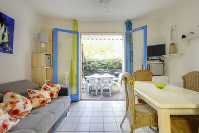 Image de Studio cabine 4 pers. - à 300m des plages - terrasse et parking privé