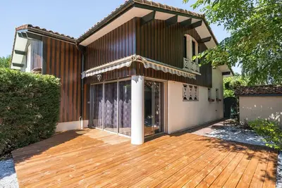 Image de Maison T3, jardinet clos, proche lac de Biscarrosse, 4/5 pers, au calme et parking inclus