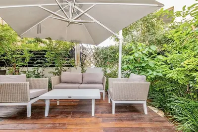 Duplex Garden Allenby/Gueoula, 300m from the beach