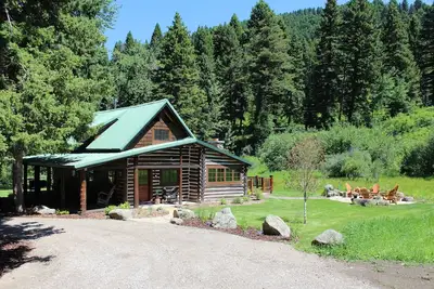 Image de Retraite pittoresque cabane en rondins sur Cottonwood Creek