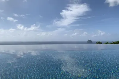 Villa Alma - The Caribbean Diamond overlooking the Caribbean Sea.