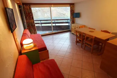 Image de Studio classique pour 4 avec vue lac à Tignes